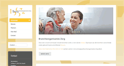 Desktop Screenshot of brancheorganisatieszorg.nl
